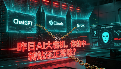 全球AI大宕机，你的中转站却还能用？就说牛不牛