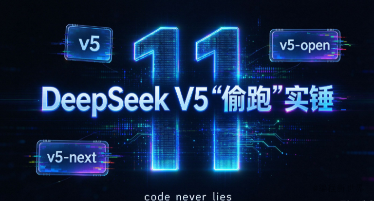DeepSeek V5“偷跑”实锤？代码藏了一个月，官方装死，哈哈